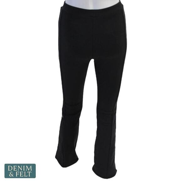 Alo Yoga High-Waist Zip It Flare Leggings Black Sculpting Stretch Size S NEW - Picture 8 of 16